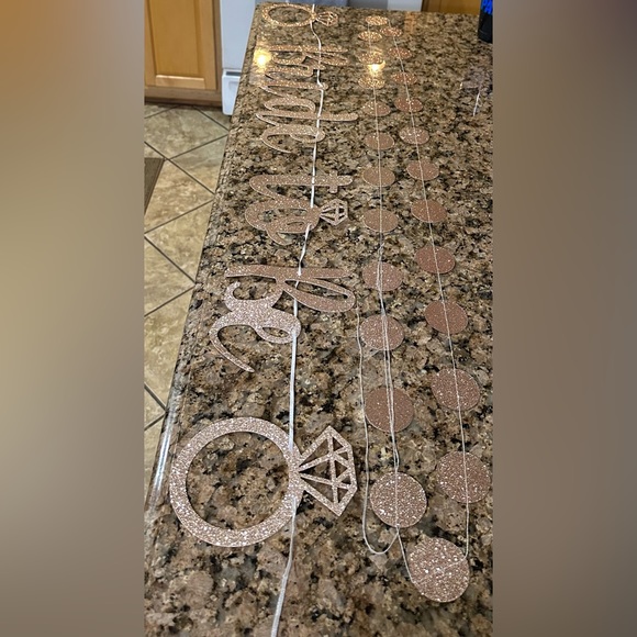 Rose Gold Bridal Wall Decor - Picture 2 of 2